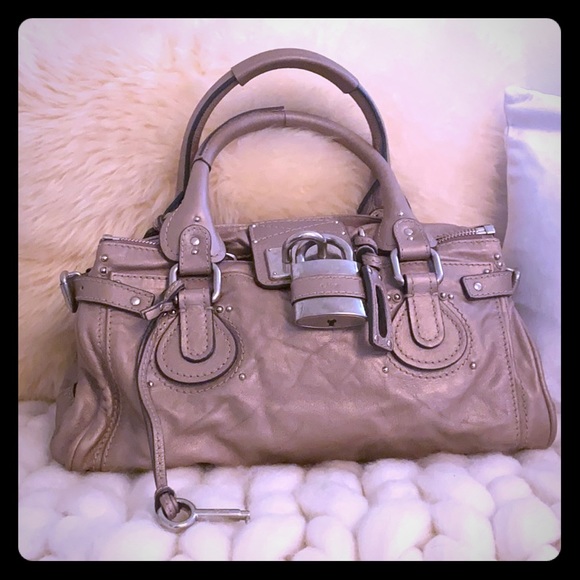 Chloe Handbags - Chloe Paddington Metallic Tote